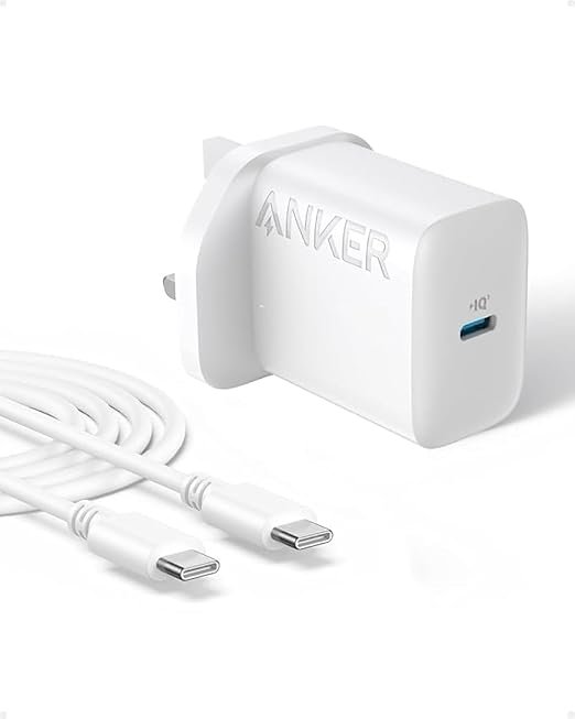 Anker USB C Plug 20W Ultra Fast Wall Charger 1.5M
