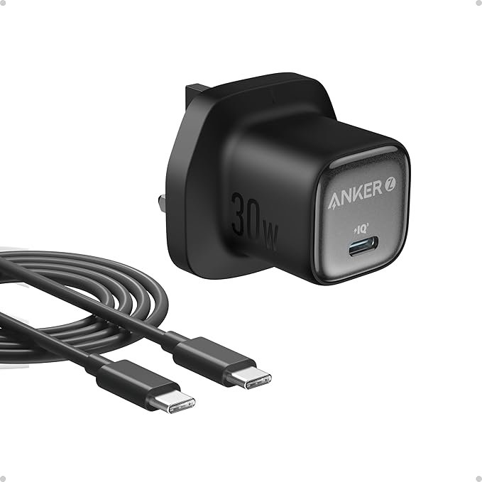 30W USB C Plug, Anker Zolo Compact GaN USB C Charger
