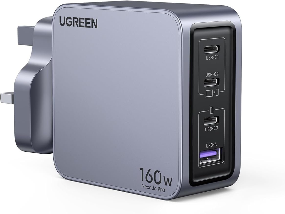 شاحن UGREEN Nexode Pro بقوة 160 واط 1.5M CABLE