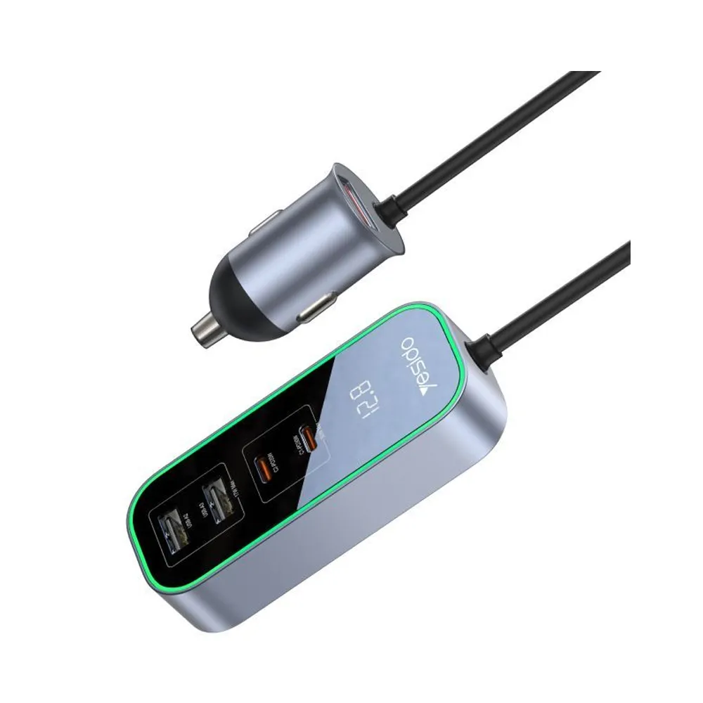 Yisido Y53 97-watt Fast Car Charger, 1.5 meters long