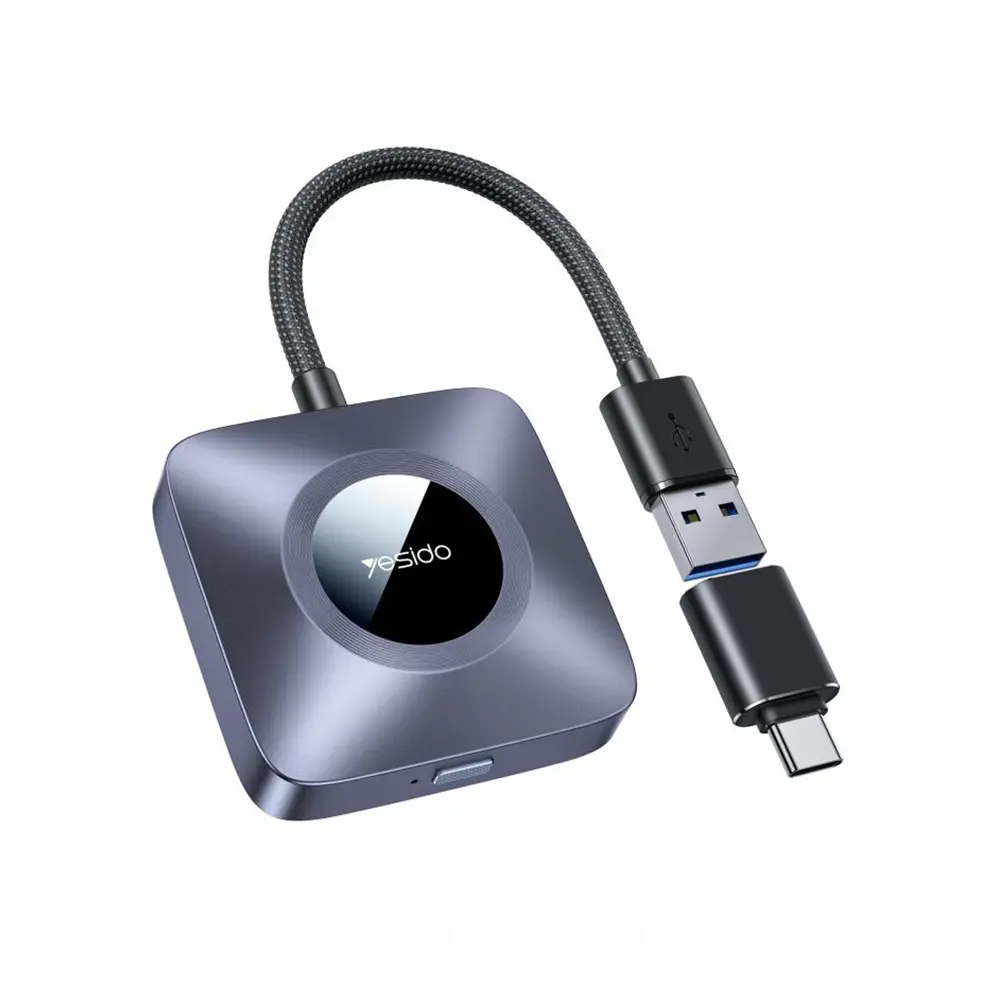 Yesido KM23 Wireless CarPlay System with USB to Type-C Adapter