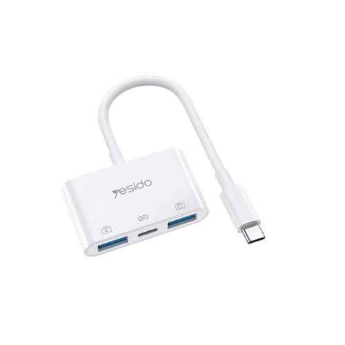 GS17 3-in-1 Type-C OTG Adapter Cable, USB Fast Charger,