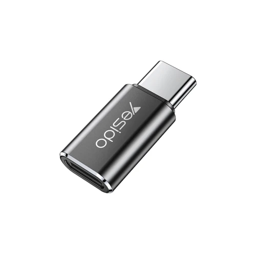 محول Yesido GS22   لنقل البيانات بسرعة، من النوع C إلى Lightning OTG