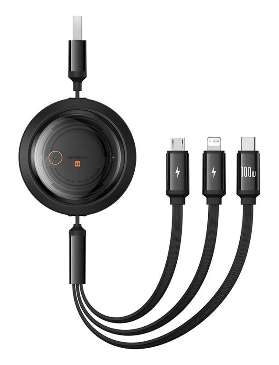 Baseus Free2Draw USB Cable for M+L+C Devices, 100 3-in-1